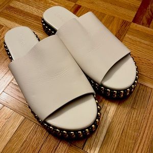 Chloe stud platform sandals